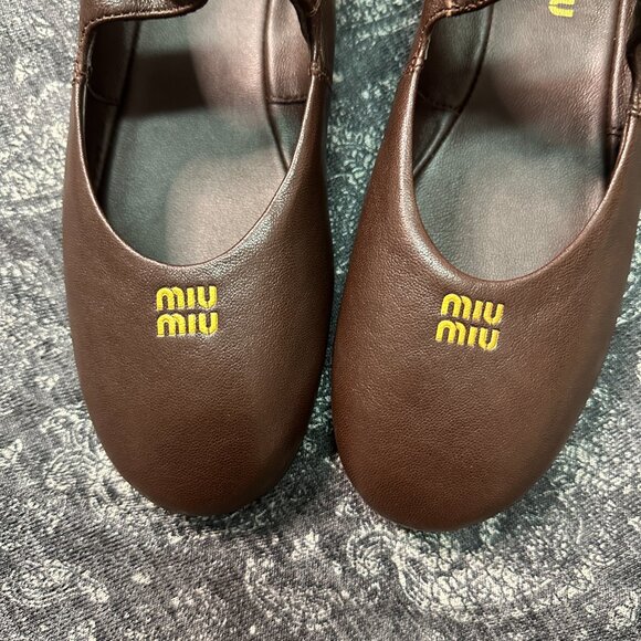 MIUMIU Nappa Mary Jane shoes π - Picture 5 of 14